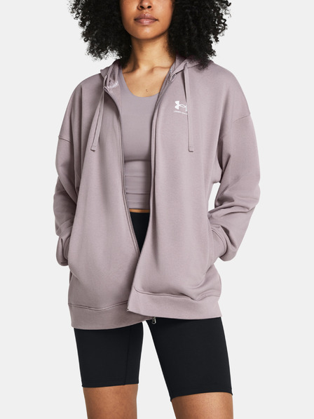 Under Armour Ženski pulover Under Armour UA Rival Terry OS FZ Hooded