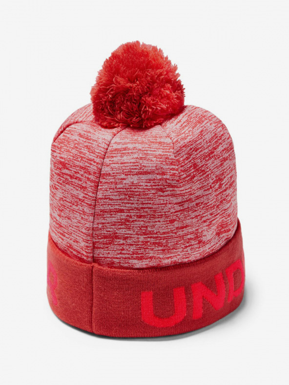 Under Armour Deška kapa Under Armour Boy's Gametime Pom Beanie-RED