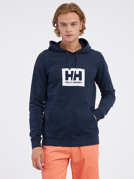 Helly Hansen Temno modra moška majica s kapuco HELLY HANSEN HH Box Helly