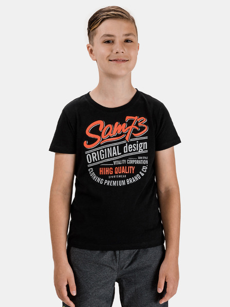 Sam 73 Črna fantovska majica SAM 73 Archie