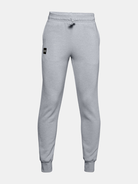 Under Armour Deške spodnji del trenirke Under Armour UA RIVAL FLEECE JOGGERS-GRY