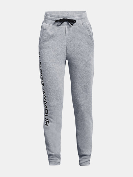 Under Armour Dekliške spodnji del trenirke Under Armour Rival Fleece Joggers-GRY