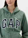 GAP Mikina z logotipom Gap na zadrgo