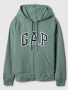 GAP Mikina z logotipom Gap na zadrgo