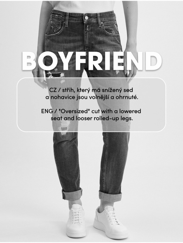 Orsay Temno modre ženske boyfriend kavbojke ORSAY