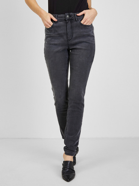Orsay Temno sive ženske skinny fit kavbojke ORSAY
