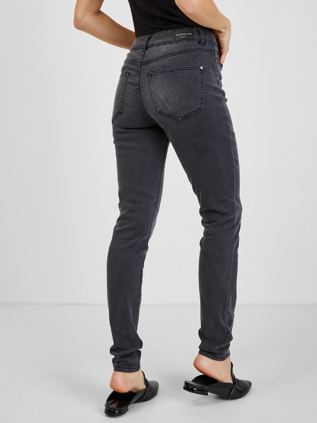 Orsay Temno sive ženske skinny fit kavbojke ORSAY
