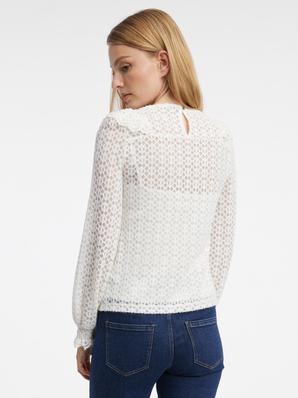 Orsay Bela ženska vzorčasta bluza ORSAY