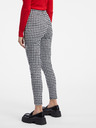 Orsay Belo-črne ženske vzorčaste hlače ORSAY