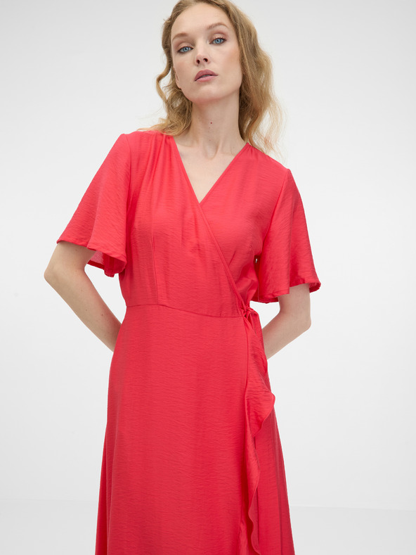 Orsay Rdeča ženska maxi obleka ORSAY