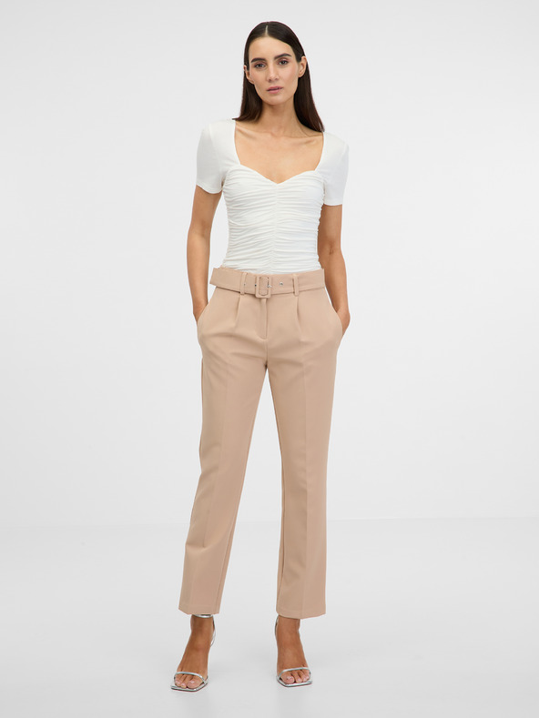 Orsay Krem ženska majica s kratkimi rokavi ORSAY