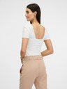 Orsay Krem ženska majica s kratkimi rokavi ORSAY