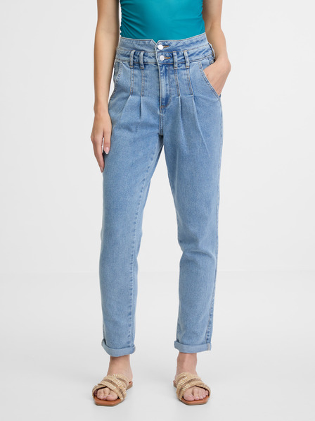 Orsay Svetlo modre ženske mom jeans hlače ORSAY
