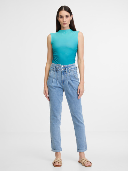 Orsay Svetlo modre ženske mom jeans hlače ORSAY