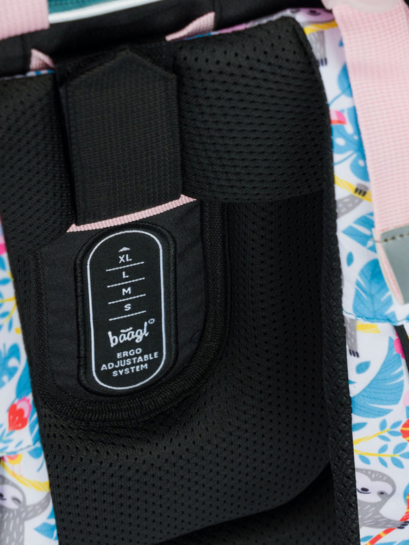 BAAGL  Modra šolska torbica zippy lenivec Baagl