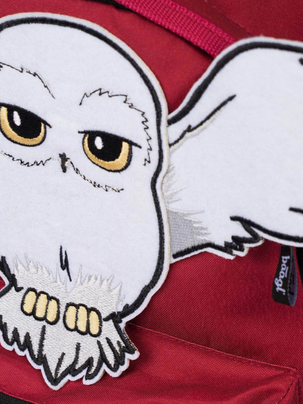 BAAGL  Rdeč predšolski nahrbtnik Baagl Harry Potter Hedwig