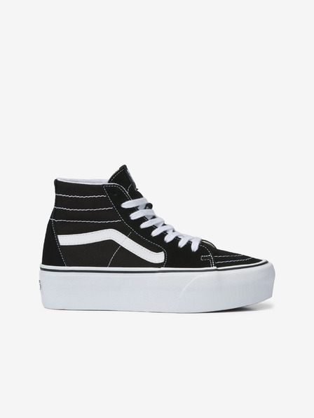 Vans Črne ženske gležnjarske superge VANS Sk8-Hi Tapered Stackform