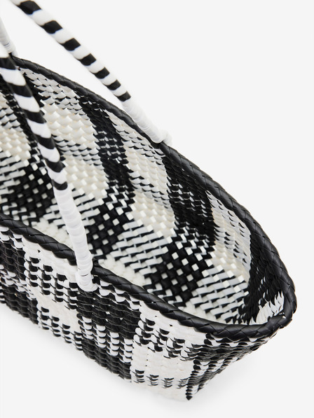 Desigual Črno-bela ženska torbica Desigual Lux
