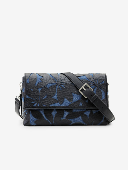 Desigual Modro-črna ženska torbica Desigual Onyx Venecia 2.0 z vzorcem