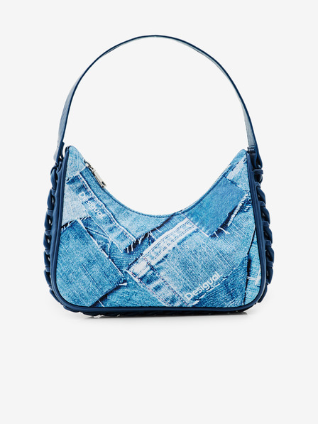 Desigual Modra Desigual ženska torbica Forever Blue Medley Patterned Handbag
