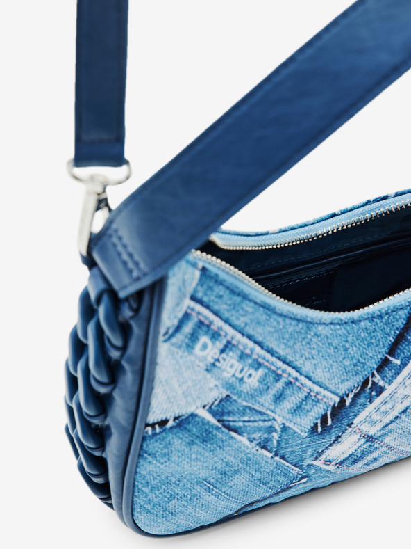 Desigual Modra Desigual ženska torbica Forever Blue Medley Patterned Handbag