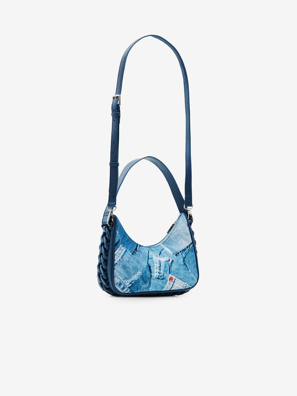 Desigual Modra Desigual ženska torbica Forever Blue Medley Patterned Handbag