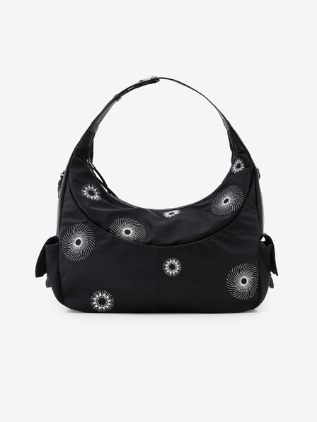 Desigual Desigual Jimenas Birmalph črna ženska torbica z vzorčastim križem