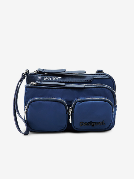 Desigual Modra Desigual Ženska torbica s križem Pocketmas Linda