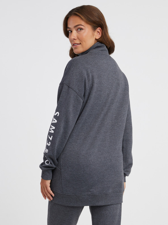 Sam 73 Siva ženska jopa z zadrgo SAM 73 Asajj