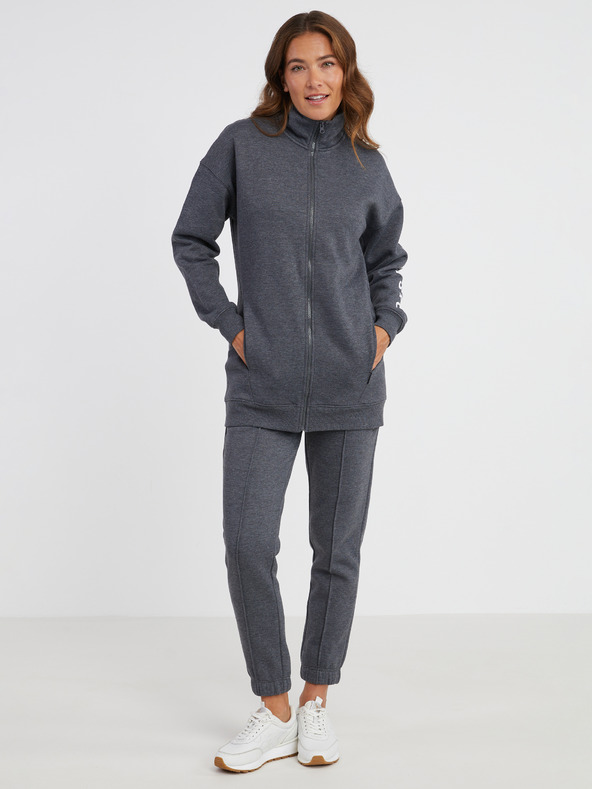 Sam 73 Siva ženska jopa z zadrgo SAM 73 Asajj