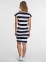 Sam 73 Belo-modra črtasta ženska obleka SAM 73 Reyna