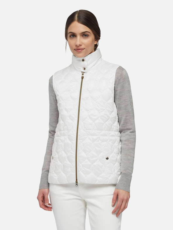 Geox Biela dámska vesta Geox Myluse