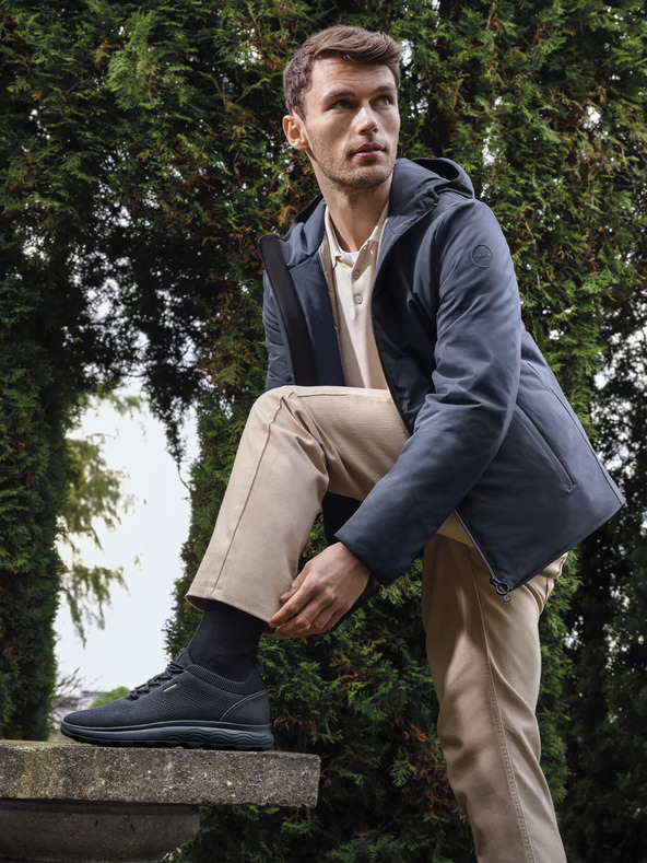 Geox Temno modre moške superge Geox Spherica