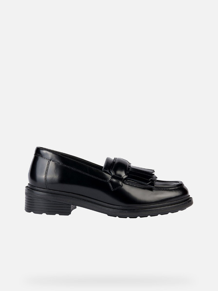 Geox Črne ženske mokasine Geox Walk pleasure