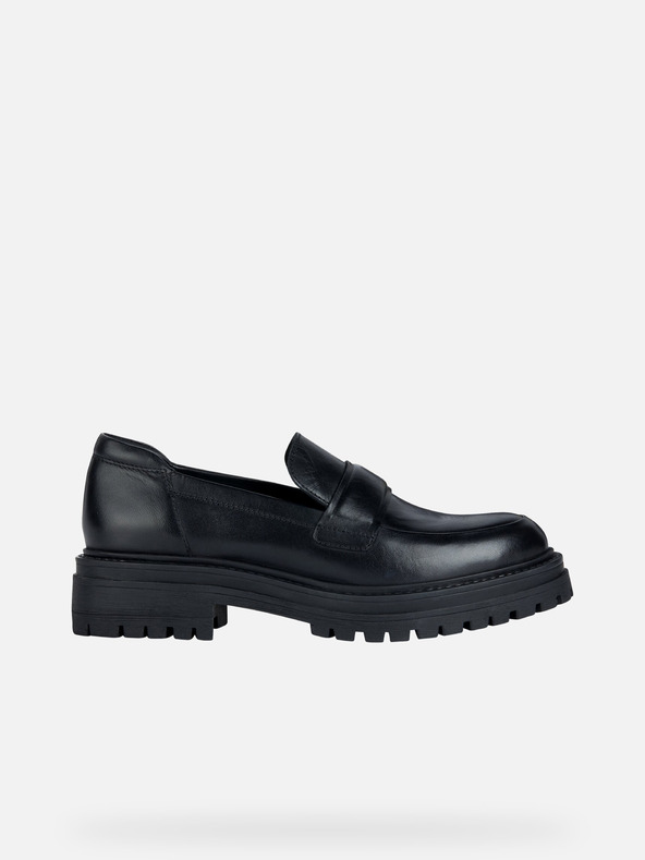 Geox Črne ženske mokasine Geox Iridea