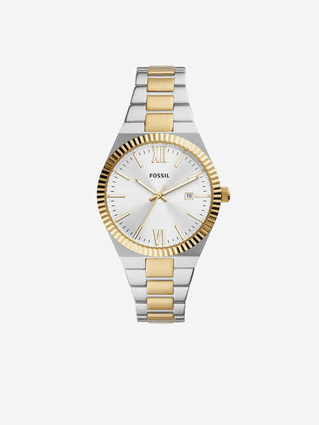Fossil Srebrna zlata ženska ura Fossil Scarlette