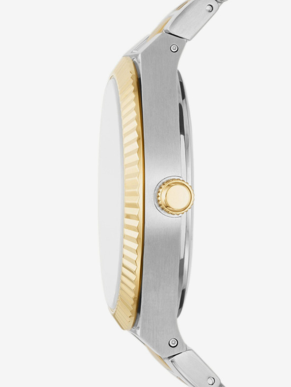 Fossil Srebrna zlata ženska ura Fossil Scarlette