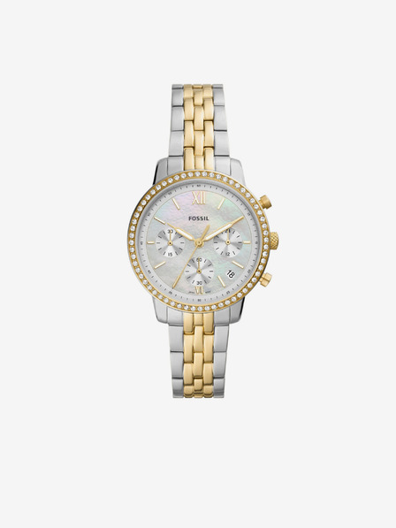 Fossil Srebrno zlata ženska ura Fossil Neutra
