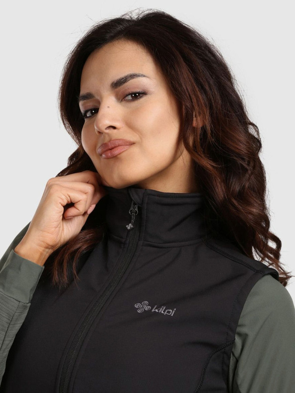 Kilpi Ženski telovnik iz softshella Kilpi SOIL-W Black