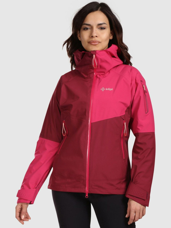 Kilpi Ženska nepremočljiva jakna Kilpi MAMBA-W Dark Red