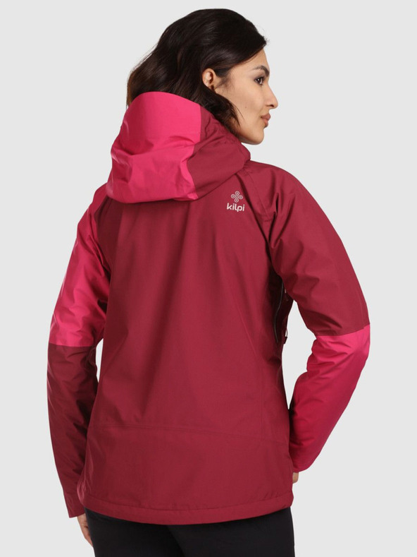 Kilpi Ženska nepremočljiva jakna Kilpi MAMBA-W Dark Red