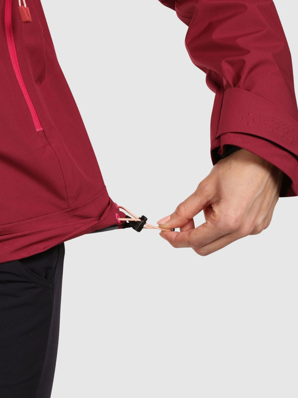 Kilpi Ženska nepremočljiva jakna Kilpi MAMBA-W Dark Red
