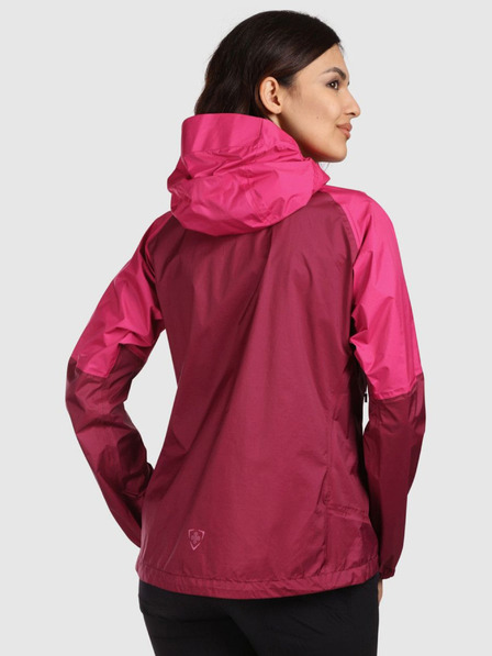 Kilpi Kilpi Ženska nepremočljiva jakna HURRICANE-W Hardshell Outdoor Jacket Temno rdeča
