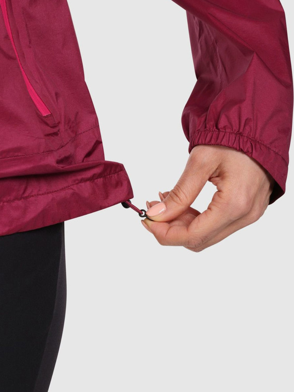 Kilpi Kilpi Ženska nepremočljiva jakna HURRICANE-W Hardshell Outdoor Jacket Temno rdeča