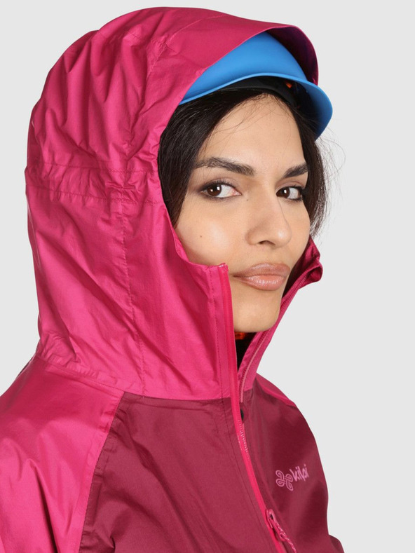 Kilpi Kilpi Ženska nepremočljiva jakna HURRICANE-W Hardshell Outdoor Jacket Temno rdeča