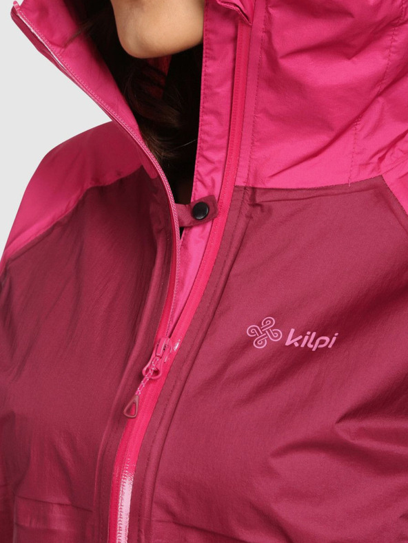 Kilpi Kilpi Ženska nepremočljiva jakna HURRICANE-W Hardshell Outdoor Jacket Temno rdeča