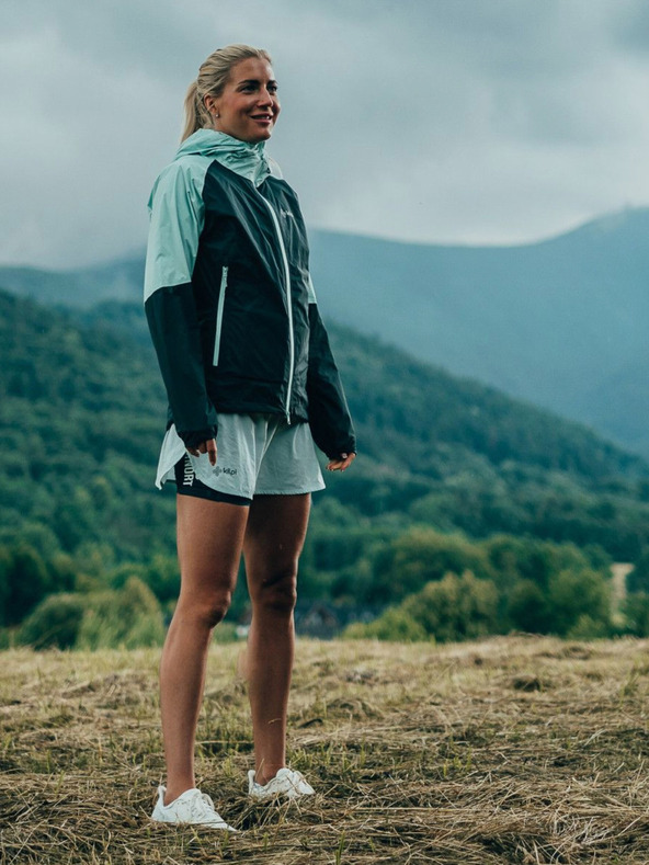 Kilpi Ženska nepremočljiva jakna Kilpi HURRICANE-W Temno zelena