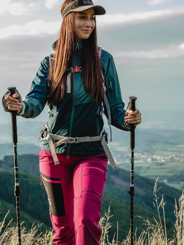 Kilpi Ženska nepremočljiva jakna Kilpi MAMBA-W temno zelena