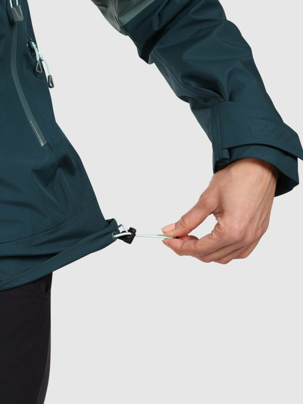 Kilpi Ženska nepremočljiva jakna Kilpi MAMBA-W temno zelena