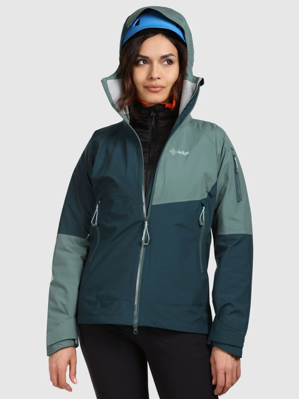 Kilpi Ženska nepremočljiva jakna Kilpi MAMBA-W temno zelena